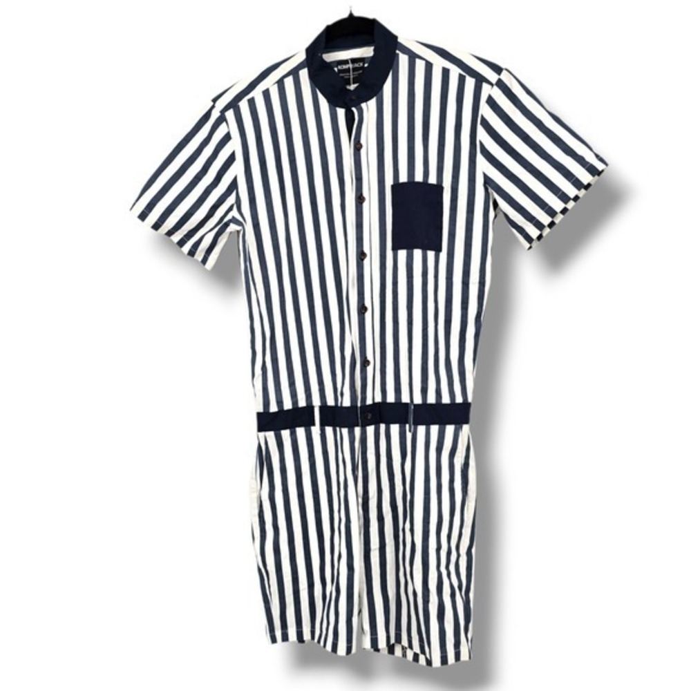 New‎ Romper Jack Striped Romper Jumpsuit Short Sleeve One Piece Casual